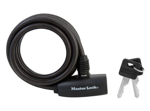 Picture of MASTER LOCK VINYL COATED CABLE LOCK 5/16 x 6 BLACK