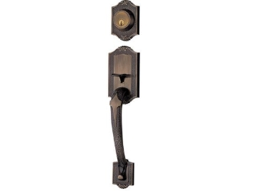 Picture of Ezset Antique Brass Single Handleset EZ400WI/BAUS5