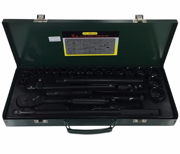 Picture of S-Ks Tools USA Socket Wrench Set (Black), B-25