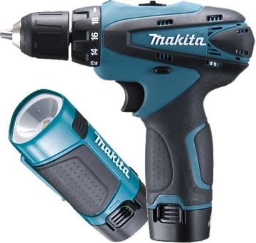 Show details for Makita Cordless Hammer Drill HP330DWLE Picture of Makita Cordless Hammer Drill HP330DWLE