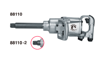 Picture of Hans 1 " DR. Short Anvil (2.36") X 2500 Ft. Lbs. Air Impact Wrench