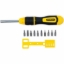 Picture of Stanley Multi Bit Screwdriver Set With Precision Bi Material 10PCS. -ST68010