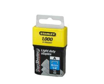 Picture of Stanley Light Duty Staples 1/4"(6MM) , STTRA204T