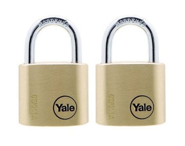 Picture of Yale Classic Series Outdoor Solid Brass Padlock 30mm with Multi-pack -Y110/30/117