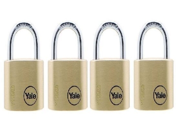 Picture of Yale Classic Series Outdoor Solid Brass Padlock 30mm with Multi-pack -Y110/30/117