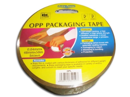 Picture of KL & LING Int Inc Packaging Tape KIOPLBRN