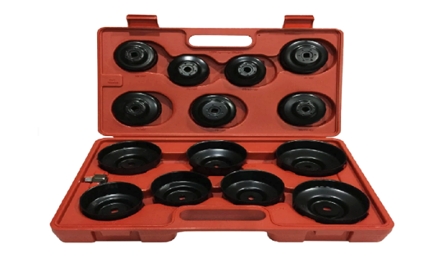 Picture of Licota 3/4” Drive Cup-Type Oil Filter Wrench Set (Black), ATA-0291