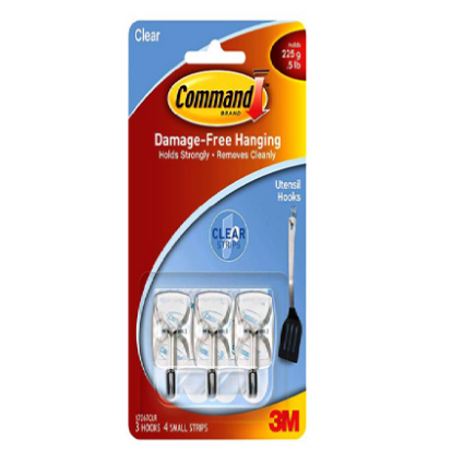Picture of 3M Command Clear Wire Hooks Small
