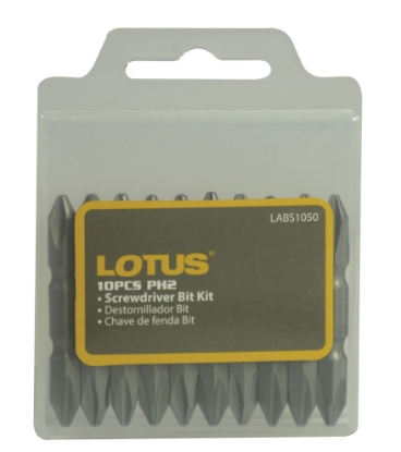 Picture of Lotus LABS1050 Screwdriver Bit Set PH2 10PC