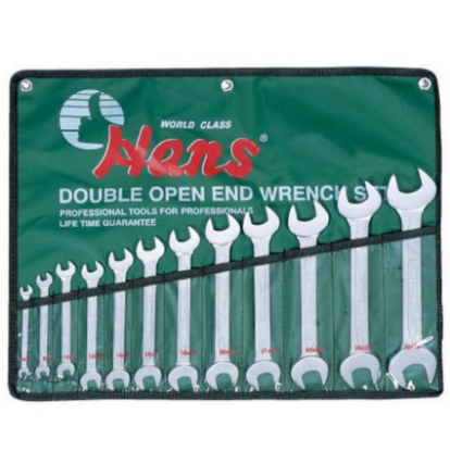 Picture of Hans 16512M Open Wrench Set