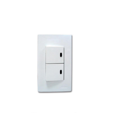 Picture of Royu 2 Gang Switch with LED Set WD603