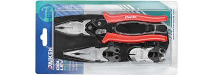 Picture of Daiken 3 In 1 Hi Leverage Interchangeable Head Plier Set DPS-03WQ