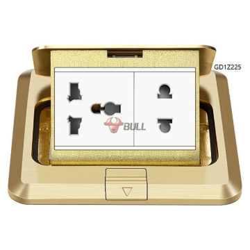 Picture of Bull Floor Outlet Universal Socket (White), GD1Z225