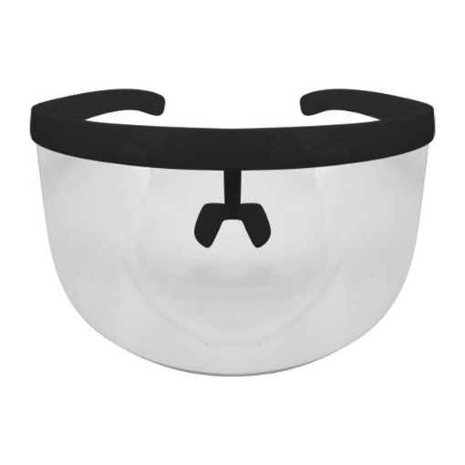 Picture of Firefly Visor Shield Glasses (Non-medical) (Clear Lens Black Frame, Clear Lens White Frame, Black Lens Black Frame), FYG203CB