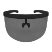 Picture of Firefly Visor Shield Glasses (Non-medical) (Clear Lens Black Frame, Clear Lens White Frame, Black Lens Black Frame), FYG203CB