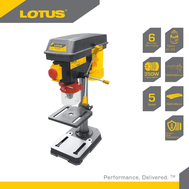 Picture of LOTUS Drill Press 16MM 3/4HP/550W LTDP550VR