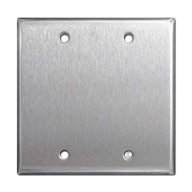 Picture of Double Gang Blank Cover Steel 2BC