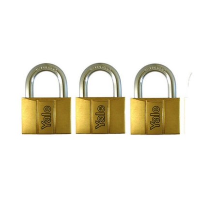 Picture of Brass Padlocks Key Alike 3 Pieces, Multi-Pack V140.40KA3