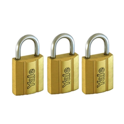 Picture of Brass padlocks Key Alike 3 Pieces, Multi-pack V140.30KA3