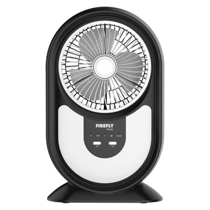 Rechargeable 7" Mini Table Fan with Night Light