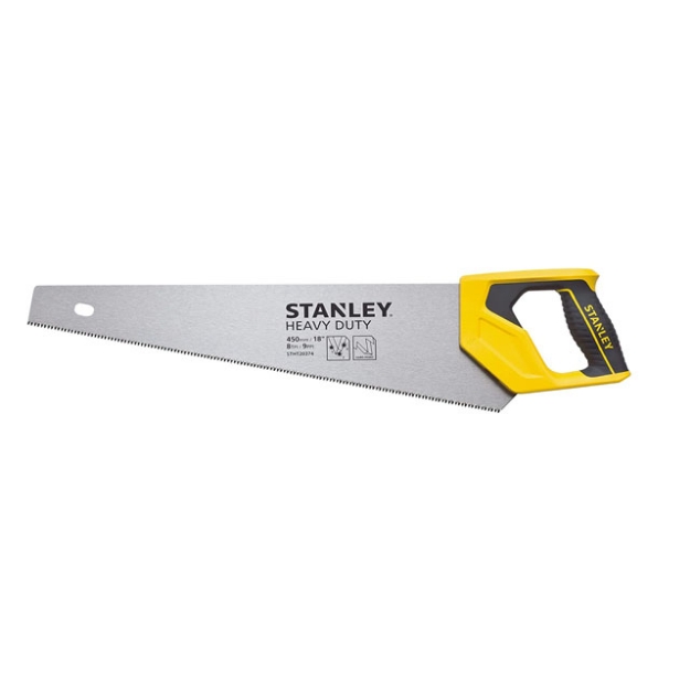 Picture of STANLEY STHT20374-LA 18” 450mm Heavy Duty Bi-Material Handsaw-STSTHT20374LA