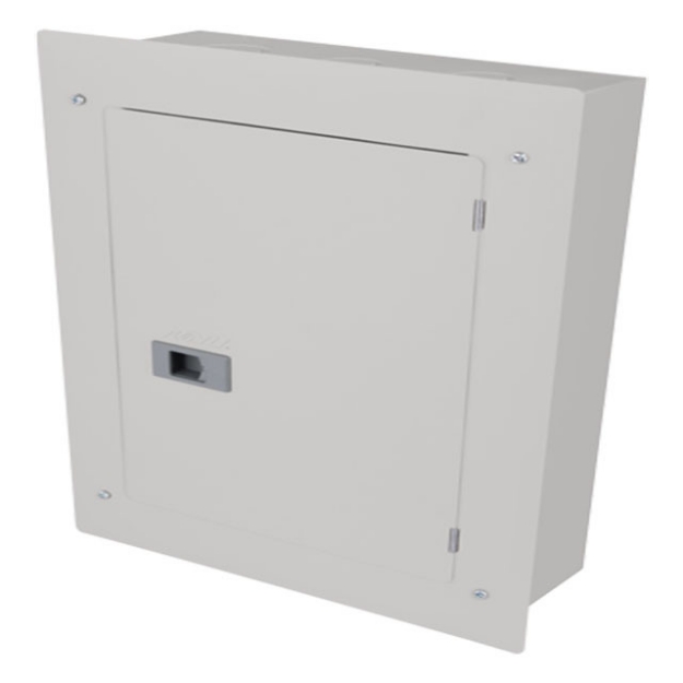 Picture of ROYU All-Metal Base Panel Box - 10 Breakers - RPF01P2N10