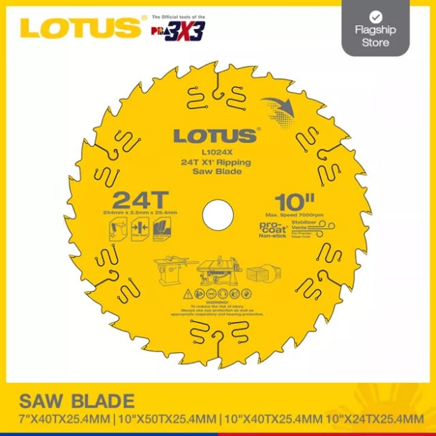 Picture of LOTUS X1® Ripping Saw Blade L1024X