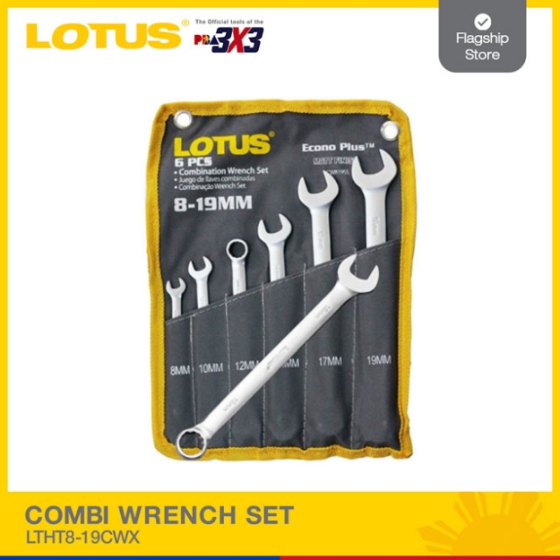 Picture of LOTUS 6pc Combination Wrench Set LTHT8-19CWX