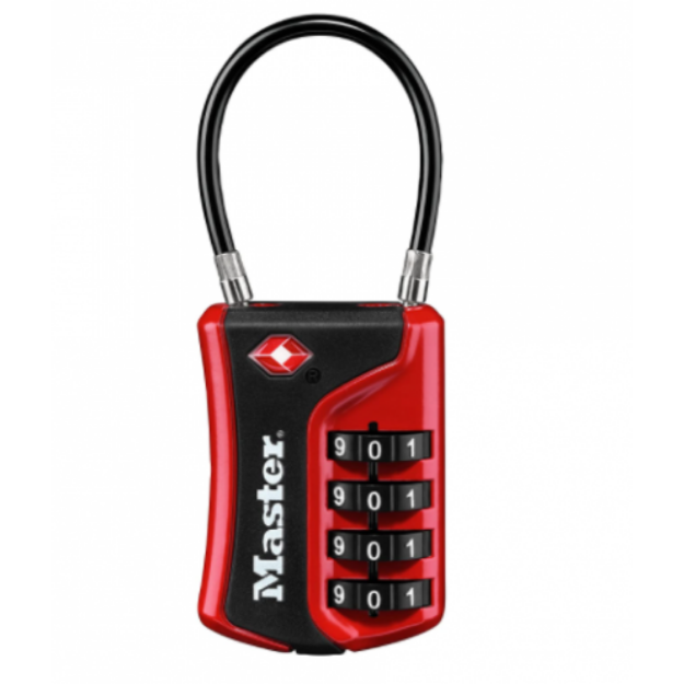 Picture of LUGGAGE LOCK COMBI 36MM 38MM SKL RED-MSP4697DRED