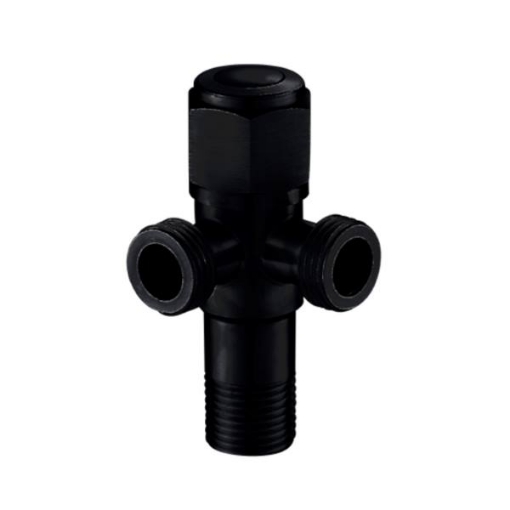 Picture of ANGGLE VALVE TWO WAY M1/2" X M1/2X BLACK-AXS71A1202B
