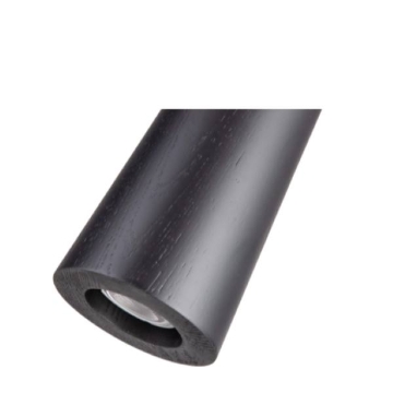 Picture of ACO ASHWOOD ROUND TUBE PENDANT LIGHT BLACK 6W