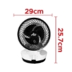 Picture of ACO FOLDABLE TURBO CIRCULATING TABLE FAN 8"