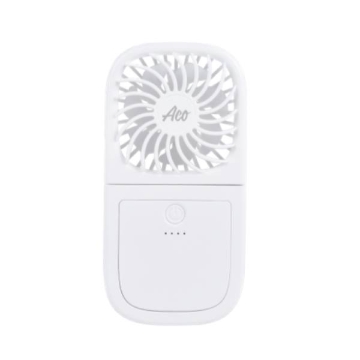 Picture of ACO RECHARGEABLE MULTIPURPOSE HANDHELD FAN 1000mAh WHITE
