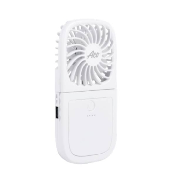Picture of ACO RECHARGEABLE MULTIPURPOSE HANDHELD FAN 1000mAh WHITE