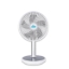 Picture of ACO RECHARGEABLE RETRACTABLE MINI TABLE FAN WITH LED LIGHT 2000mAh WHITE