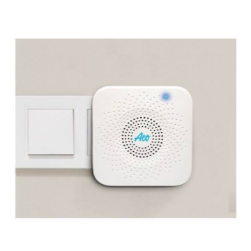 Picture of ACO WIRELESS SQUARE PLUG-IN DOORBELL WITH KINETIC BELL PUSH