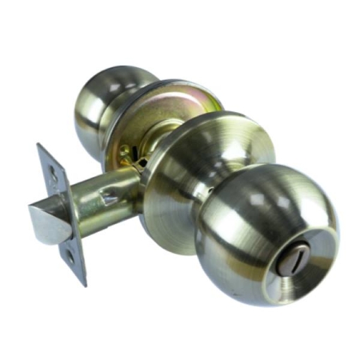 Picture of Argo Knobset Tubular Priv Round Antique Brass,ARG1002TUS5