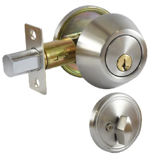Picture of GATEMAN DEADBOLT SINGLE CYLINDER W/ THUMBTURN SATIN STAINLESS STEEL