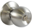 Picture of GATEMAN KNOBSET CYLINDRICAL ENTRANCE SATIN STAINLESS STEEL