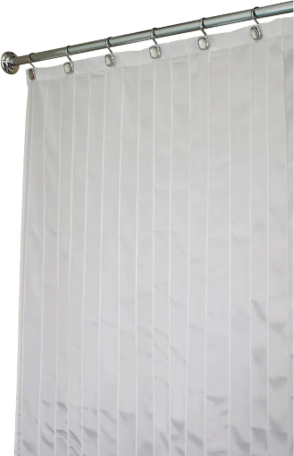 Picture of INTERDESIGN SHOWER CURTAIN PIN TUCK 72X72 WHITE