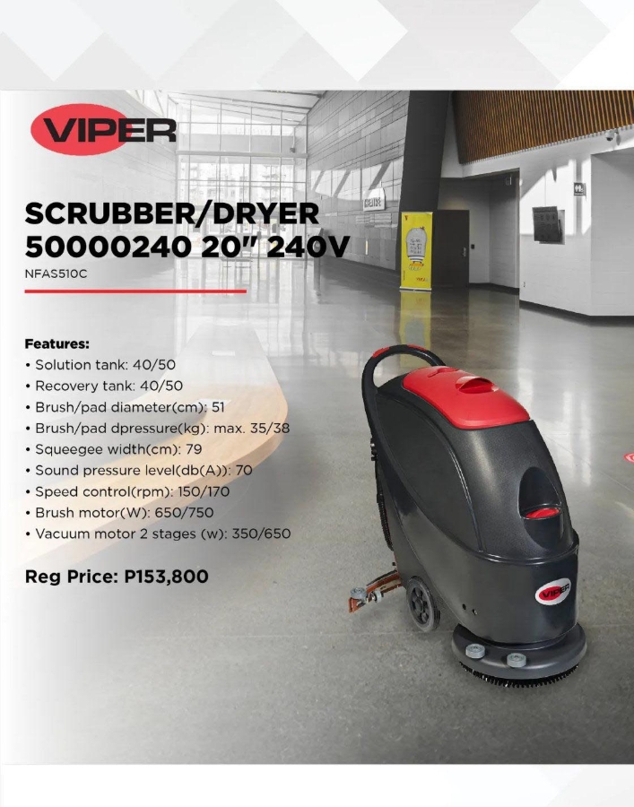 Viper Scrubber Dryer