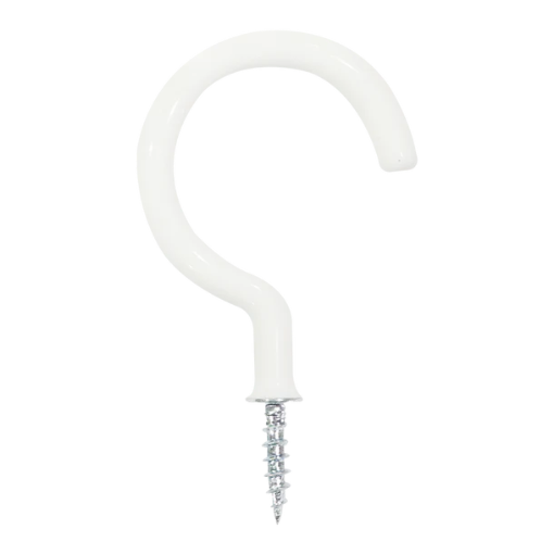 Picture of MILLER CUP HOOK PVC COATED 1-1/4INCHES 20-PC WHITE